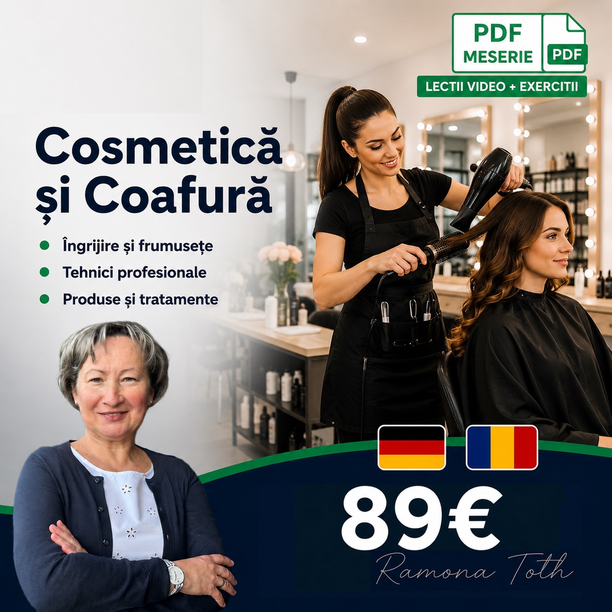 Curs Germană — Cosmetică și Coafură